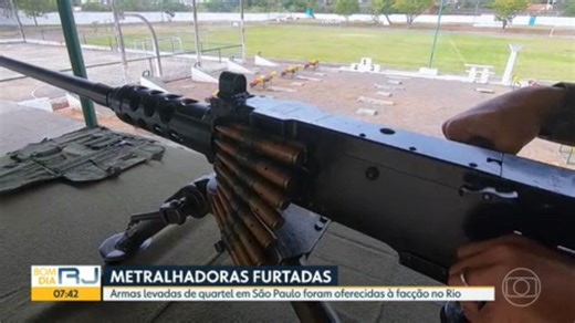Armas levadas de quartel em São Paulo foram oferecidas à facção no Rio