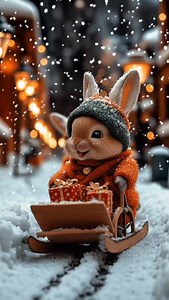 35K views · 16K reactions | Christmas village 冀❄️ #bunny #animal #cute #christmas #viral #aianimation #aiart #fantasy #relaxing #fblifestyle | Fantasyspire AI | Facebook