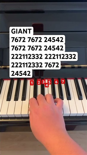 Giant // instagram: jessnotes123 #piano #pianotutorial #pianomusic #pianolessons #straykids