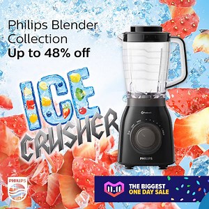 Buy a Philips blender at up to 48% off! Grab shopping vouchers and...