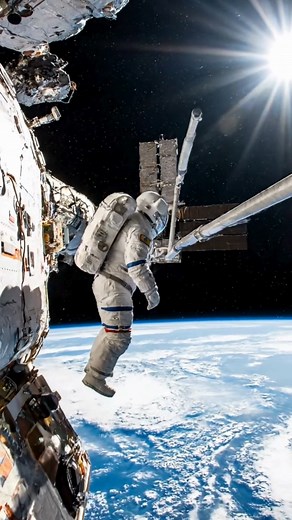 9.1K views · 261 reactions | Experience a breathtaking look at what astronauts actually see and do aboard the International Space Station. From spacewalks to scientific experiments in microgravity, these visuals capture the true beauty and danger of living beyond Earth. ✨ #Space #Astronaut #ISS #InternationalSpaceStation #NASA #Spacewalk #Astronomy #Cosmos #OuterSpace #ZeroGravity | Space Xplore | Facebook