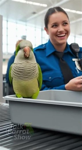 ✈️🦜 Parrot vs Airport Security 😂