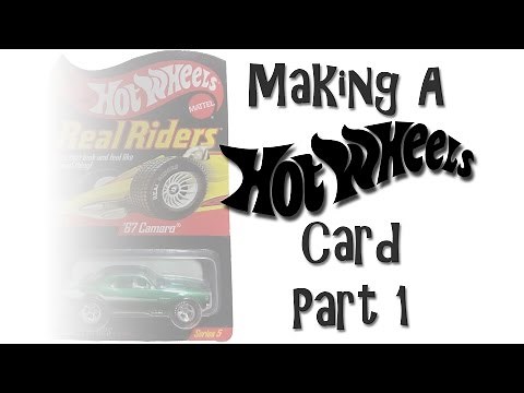 DIY Hot Wheels Card - Part 1 - The Card Outline