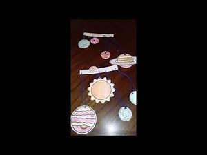 8 Planets in Solar System | DIY Crayola Mobile for kids with fun facts