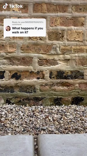 Walking on Pea Gravel Glue