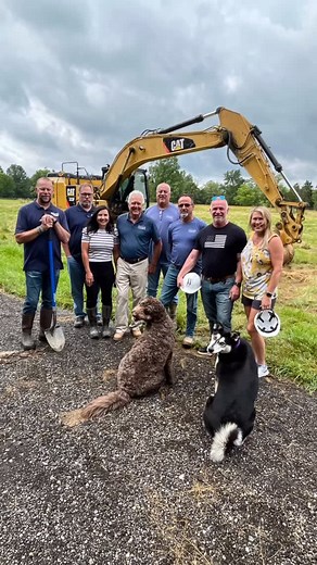 Dig Day Celebration! We’re breaking ground at The Estates at Stone Pillars Farm in Goshen, Ohio and it’s a special one! Our team joined Patrick and Kristie (plus their fur babies Meeka and Dexter 🐾) to celebrate the beginning of their forever home on 11 breathtaking acres. This land already holds a special place in their hearts with the many walks, big dreams, and quiet moments spent envisioning this custom home. We’re honored they’ve chosen Wieland Builders to bring that vision to life. Stay t