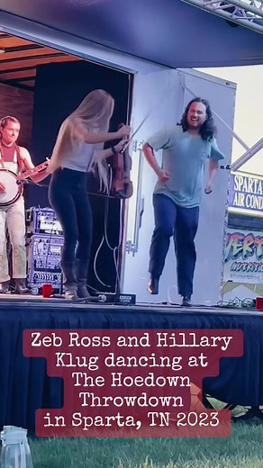 Zeb Ross and Hillary Klug Dance at Hoedown Throwdown Event