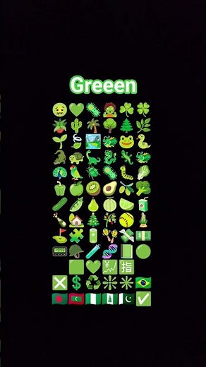 comment all green emoji 🟩
