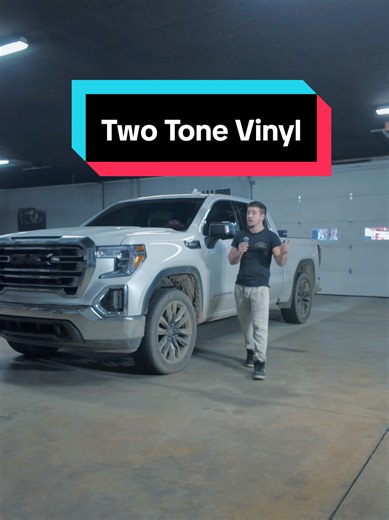 Two Tone Vinyl Wrap on 2020 GMC Duramax