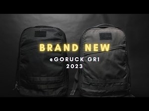 The All New 2023 GORUCK GR1 Review & Comparison @GORUCK