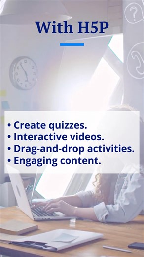 What is H5P, and why it matters for your eLearning content! H5P is a powerful open-source tool that turns static lessons into interactive learning experiences, think quizzes, interactive videos, drag-and-drop activities, and more… all without any coding! On the 3E Dim LMS platform, you can create H5P content for FREE, empowering educators, trainers, and organizations to build engaging online learning that truly connects with learners. 👉 Ready to level up your courses? Create an instructor accou