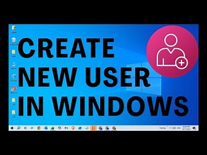 How To Create New User In Windows 10 | New User Account On Windows