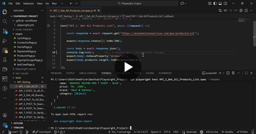 #playwright #apitesting #javascript #automationtesting #sdet #softwaretesting #testautomation | Mohammad Bahauddin