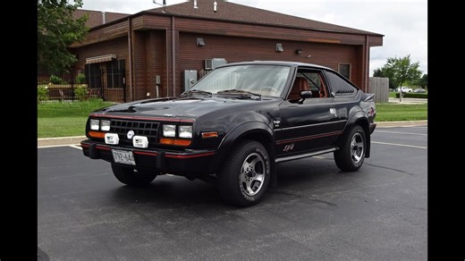 1983 AMC Eagle SX/4 4x4 — Black beauty with a cold start