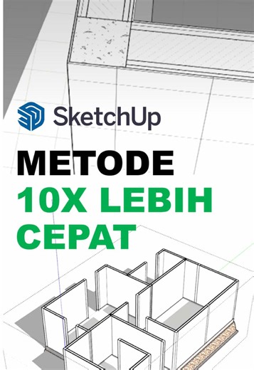 Dengan metode ini kamu bisa otomatisasikan desain mulai dari pembuatan dinding, struktur, hingga generate gambar kerja dari desain kamu 🔥 Cukup hitungan jam kamu bisa kuasai cara desain lebih otomatis. Akses course nya di link bio ✨ #sketchup #tutorialsketchup #sketchuptutorials #desainrumah #arsitek