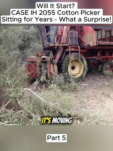 35K views · 493 reactions | Will It Start? CASE IH 2055 Cotton Picker Sitting for Years – What a Surprise! (Part 5) #rusttoroar #willitstart | Rust to Roar | Facebook