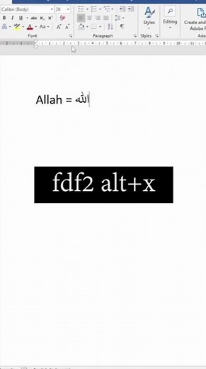 How to Type Arabic Characters in MS Word