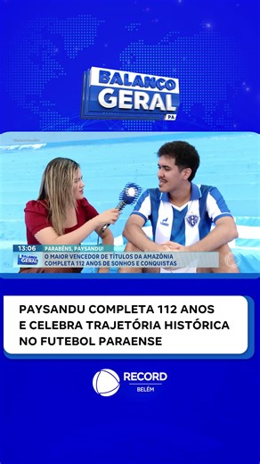 O Paysandu Esporte Clube celebra 112 anos de história nesta data, consolidando-se como um dos clubes mais tradicionais do futebol brasileiro e o maior vencedor da região Norte. Fundado em 2 de fevereiro de 1914, o Papão da Curuzu construiu uma trajetória marcada por títulos, partidas históricas e pela forte ligação com sua torcida. Ao longo de mais de um século, o clube se tornou símbolo de identidade esportiva e cultural do Pará. A equipe de jornalismo da Record Belém conversou com ex-jogadores
