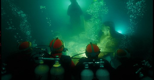 The sunken ancient port of Alexandria