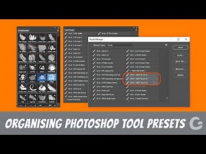 How to organise Tool Presets (TPL) in Photoshop