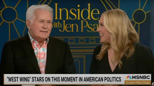 Martin Sheen Chokes Up Watching ‘West Wing’ Scene That Echoes Joe Biden Passing the Torch to Kamala Harris | Video