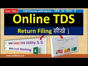 Online TDS Return Filing सीखे | Step-by-Step Guide in Hindi | TDS Return 2025 | Income Tax India