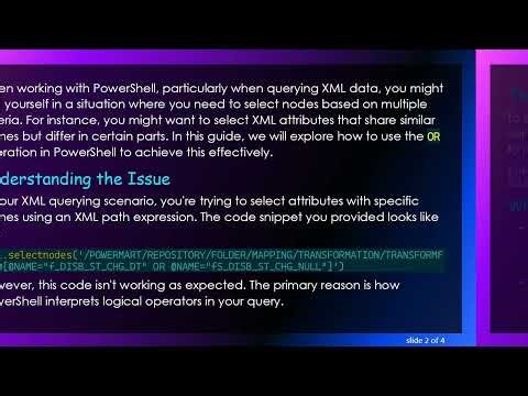 Mastering the OR Operation in PowerShell