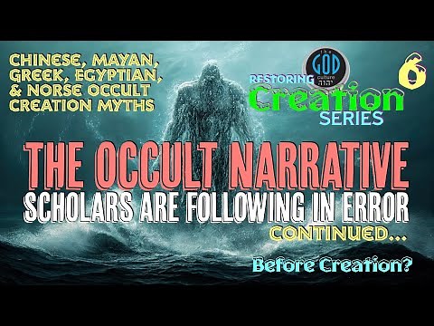 Restoring Creation: Part 6: Before Creation? The Occult Narrative Scholars Are Following CONTINUED