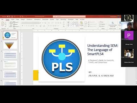 Lecture Video on SmartPLS
