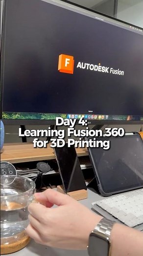 Day 4 – I Used the Loft Tool to Make a Glass Bottle in Fusion 360