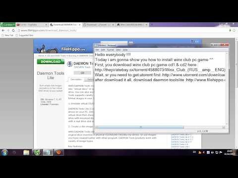 How to install winx club pc game