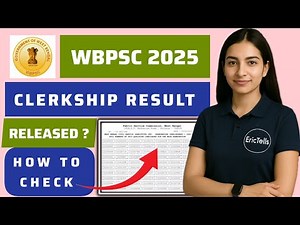 wbpsc clerkship result 2025 | how to check wbpsc clerkship result 2025