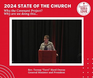 During the April General Board Meeting of the Christian Church (Disciples of Christ) in the United States and Canada, General Minister and President Rev. Terri Hord Owens reflected on The Covenant Project in the 2024 State of the Church. To review the entire State of the Church, and hear about additional ongoing initiatives, visit https://youtu.be/G9jeJHhORN4. | Christian Church (Disciples of Christ) | Facebook