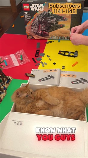 Subscribers adding to the millennium falcon part 1141 to 1145