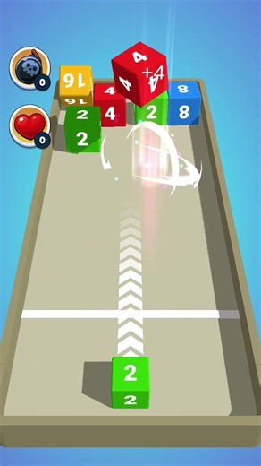 cross out the smaller number