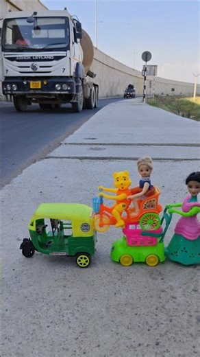 Remote Control Scooty Girl And Monkey Scooter Unboxing And Testing Short ||