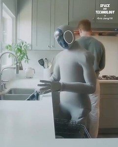 232K views · 2.3K reactions | 1X to begin testing the humanoid robot Neo Gamma in homes in 2025 | Space and Technology | Facebook