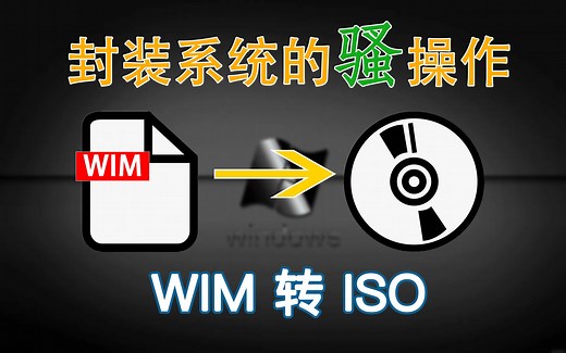抛弃PE吧！将自己的系统镜像打包成ISO-封装系统的骚操作(wim封ISO)
