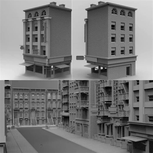 Urban City Terrain STL – 28mm Printable Buildings for Rpgs & Wargames (digital Download) - Etsy
