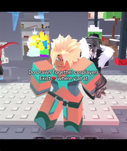 #DRAWNTOGETHER || aghhhhh I only get recognized occasionally I never find other cosplayers || #xandirpwifflebottom #drawntogetherxandir #roblox #sewhroblox