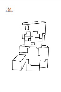 Minecraft Stampy colouring page ♥ Online and Print for Free!