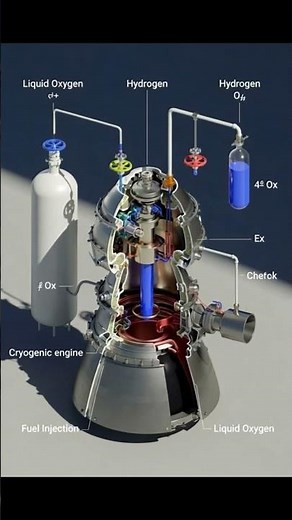 Rocket Science Explained: Cryogenic Engine Magic! #jeeproblems #jeebatch #automobile #chemistry