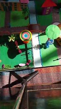 shape city model school project #shorts #youtubeshorts #diy #craftideas #schoolproject #project