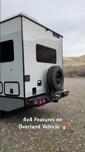 Overland features on 4x4 offroad adventure vehicle, sleeps up to 6 🔥 Reliable offgrid camping 👀