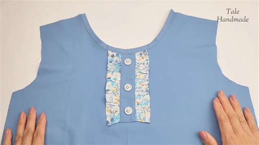 50K views · 640 reactions | Simple techniques to sew ruffle neckline for beginners | DIY Tips Tale | Facebook