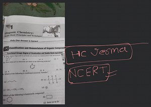 Which of the following is condensed structural formula?... | Filo