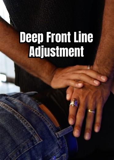 #chiropracticadjustment through the Deep Front Line #chiropractic #chiropractor #drbrettjones