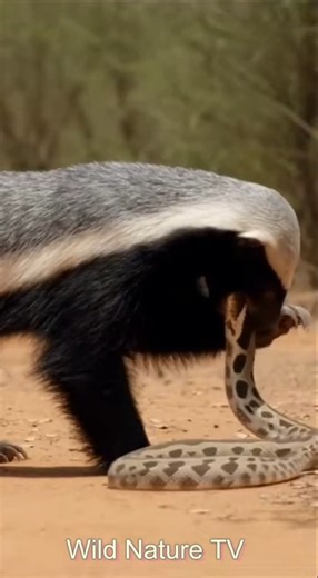 “The Snake Strikes First” Venom is useless when fear is missing. In the wild, some animals don’t run — they respond. #honeybadger #wildlife #naturedocumentary #fearless #animalbehavior #jungleliving | Wild Nature TV