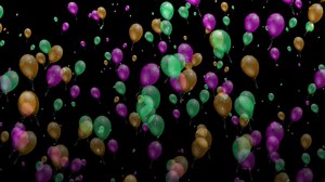 Balloons, Multicoloured, Heaven. Free Stock Video