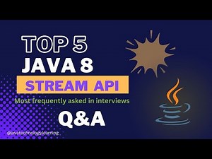 Java 8 Stream API coding question and answer for 2–5 Years Experience